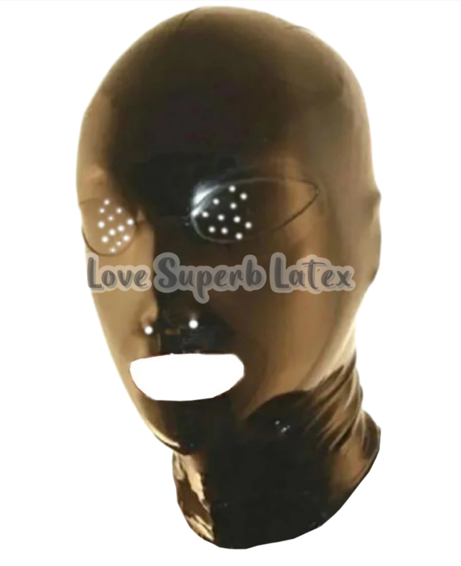 Cosplay Prop Paint - Máscara de Látex com Zíper e