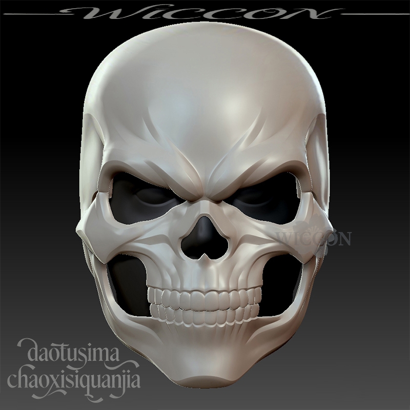 Máscara de Caveira em Polilact - Cosplay Prop 3D Print Settings avaliação e preço