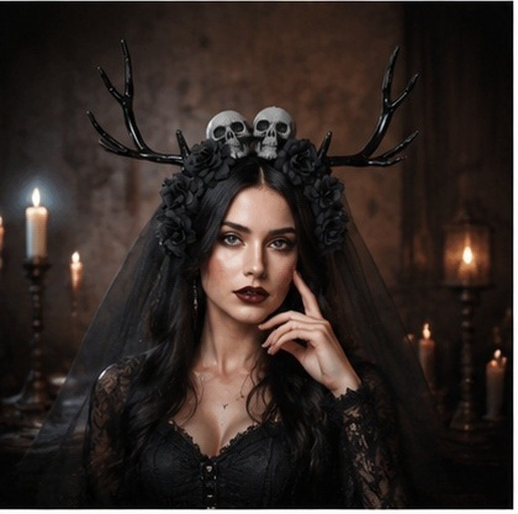 Tiara de chifres de rena para  - Easy Cosplay Prop avaliação e preço