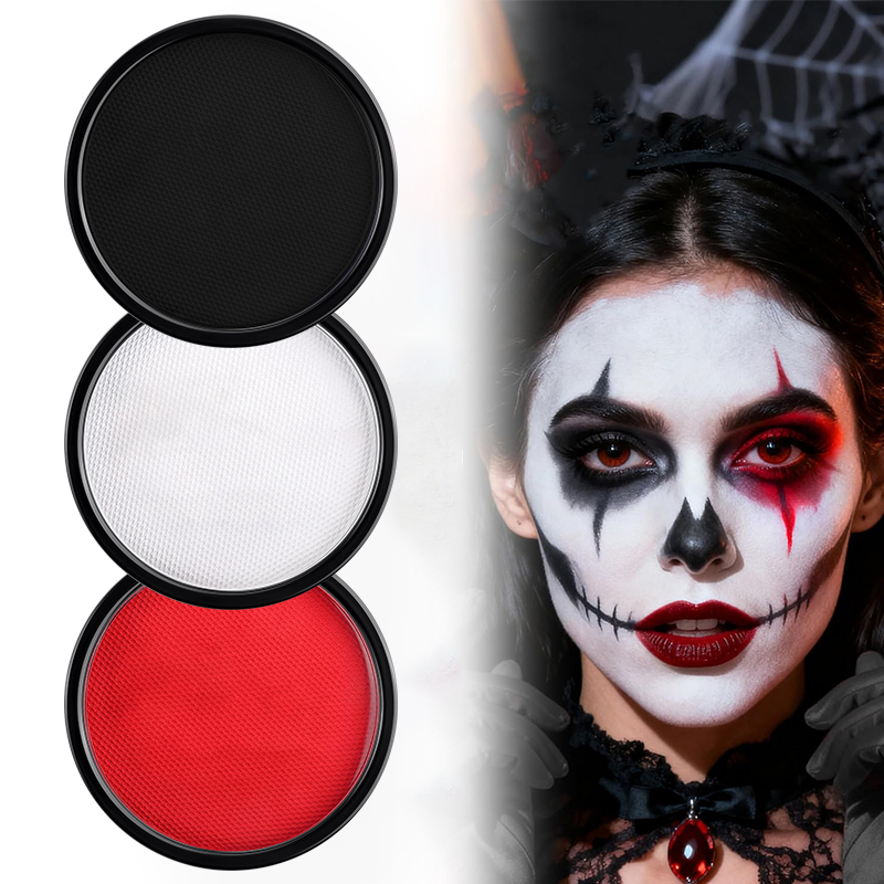 Conjunto de 3 Tintas Faciais à - Cosplay Prop Paint avaliação e preço