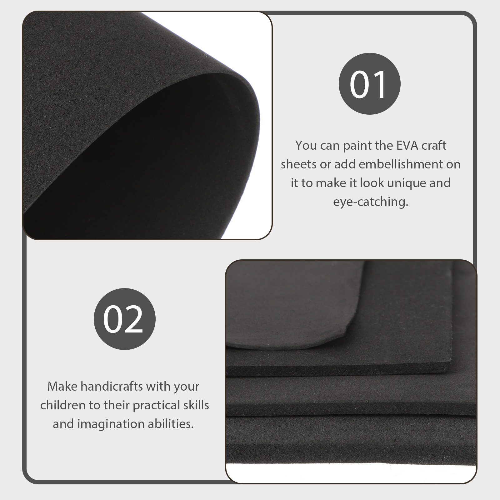 4 Peças de Placas de Espuma EV - Cosplay Prop Foam Board avaliação e preço