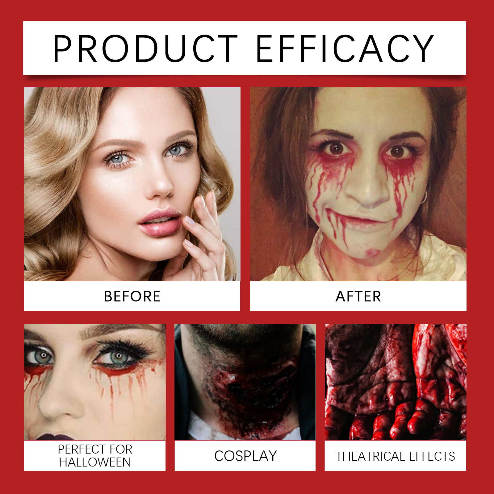 Kit profissional de sangue fal - Cosplay Prop Paint avaliação e preço