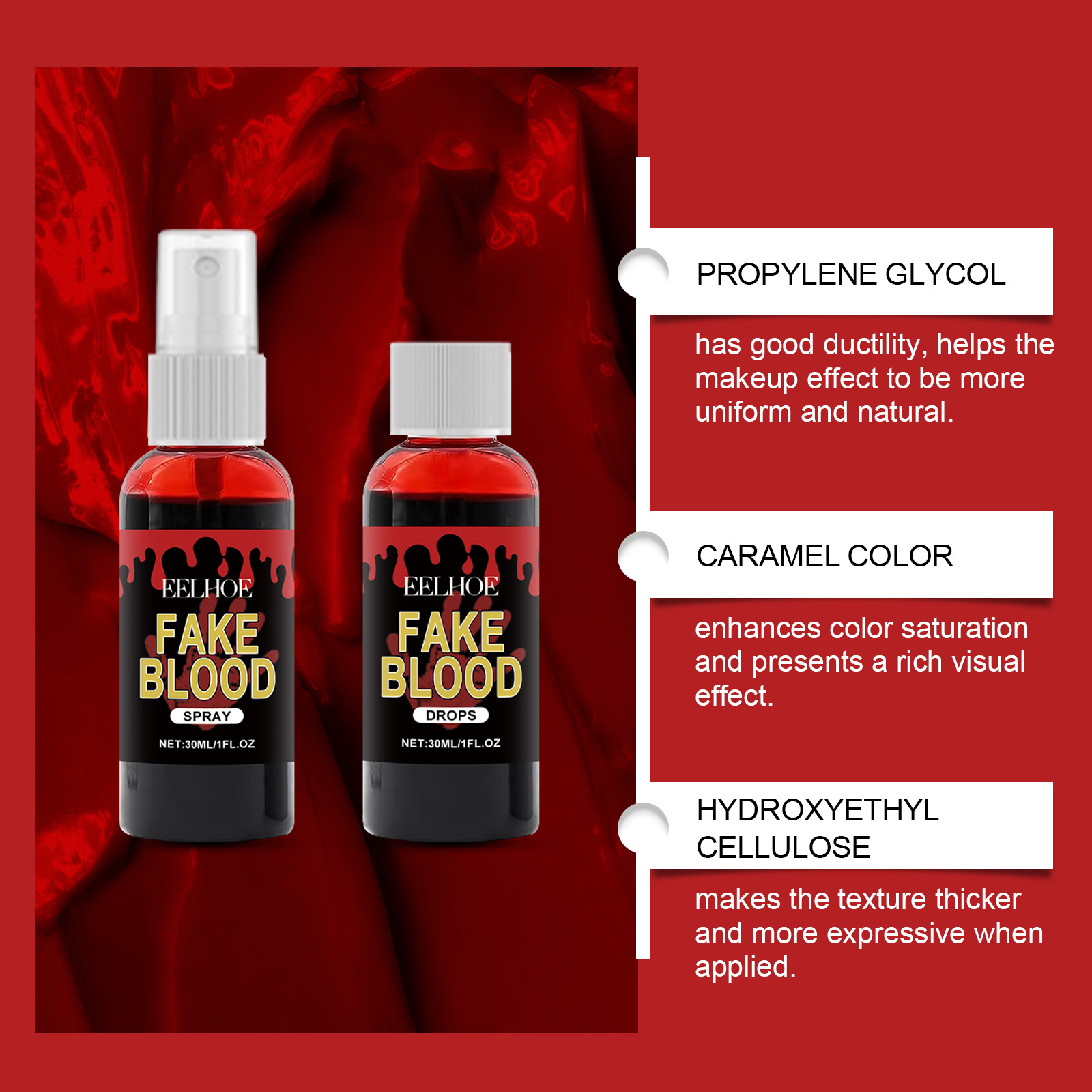 Kit profissional de sangue fal - Cosplay Prop Paint avaliação e preço