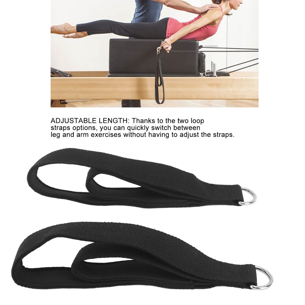 2 unidades de alças de Pilates - D Ring Strap avaliação e preço